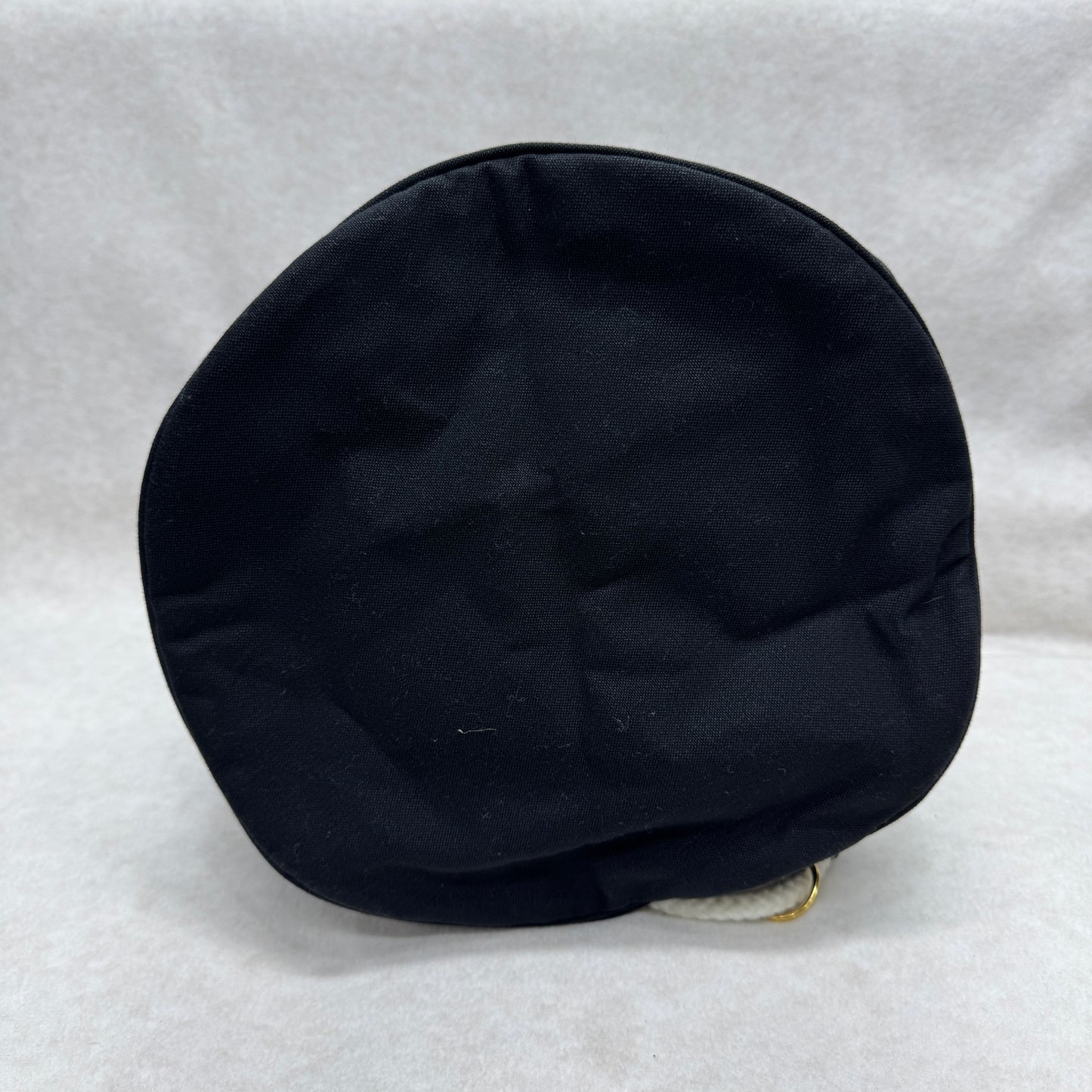 Chanel Black and White Canvas Bucket bag [Pre-owned]