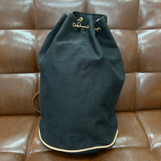 Hermès Canvas Drawstring Bucket Bag [Pre-Owned]