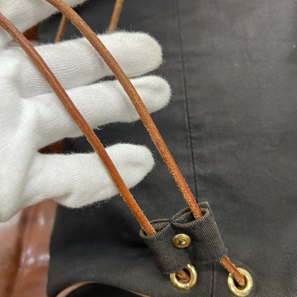 Hermès Canvas Drawstring Bucket Bag [Pre-Owned]