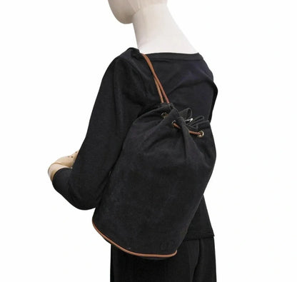 Hermès Canvas Drawstring Bucket Bag [Pre-Owned]
