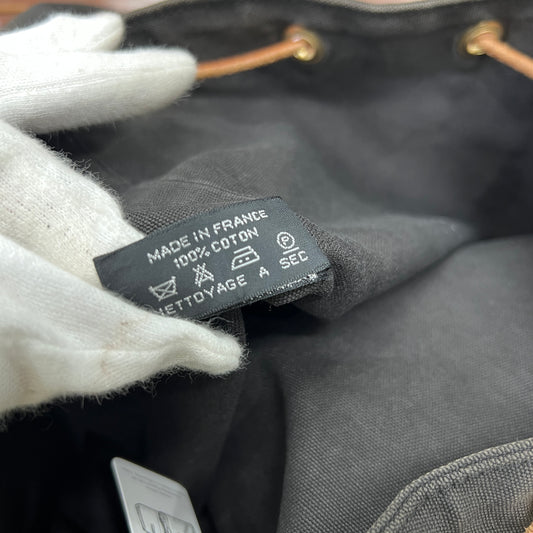 Hermès Canvas Drawstring Bucket Bag [Pre-Owned]