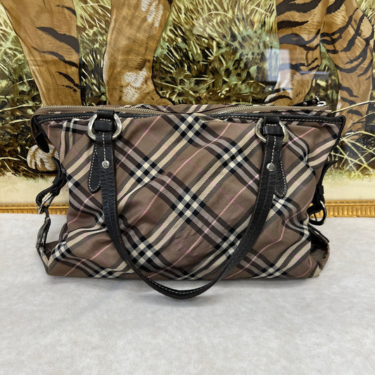 Burberry Nylon Tote Shoulder Bag [Pre-Owned]