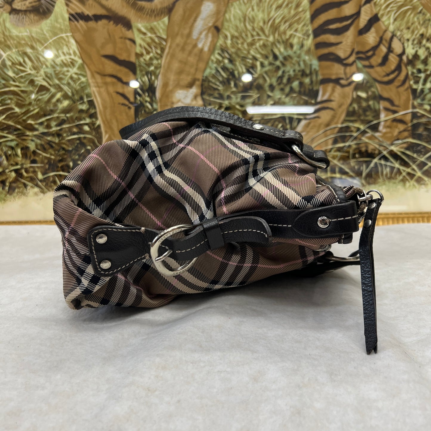 Burberry Nylon Tote Shoulder Bag [Pre-Owned]