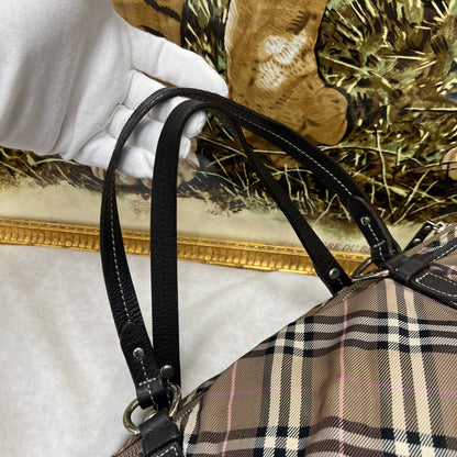 Burberry Nylon Tote Shoulder Bag [Pre-Owned]