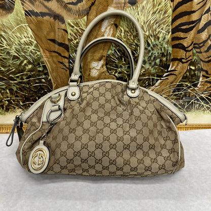 Gucci 牛仔布 Monogram 单肩包 [二手] 