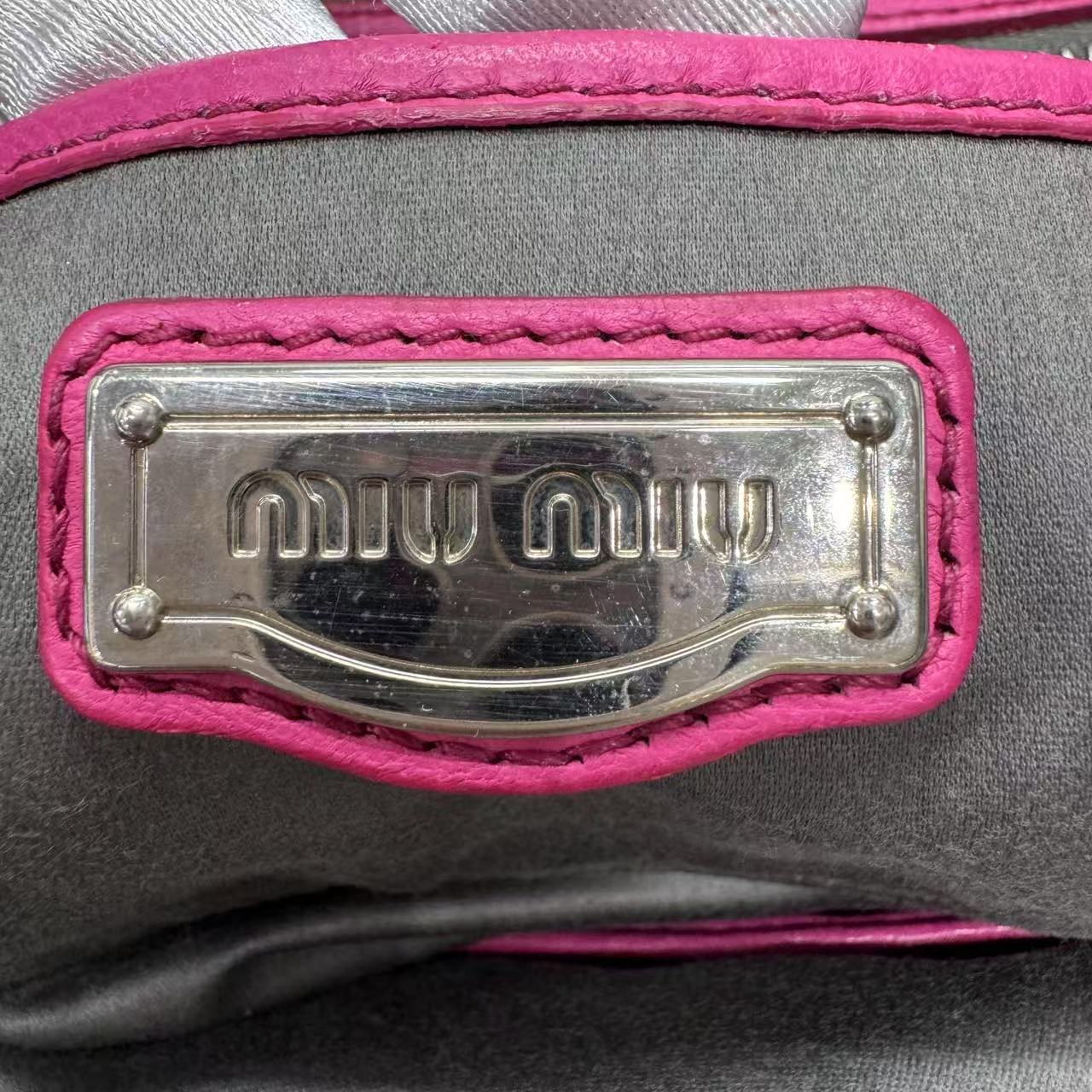 ミュウミュウ プリーツショルダーバッグ【中古】