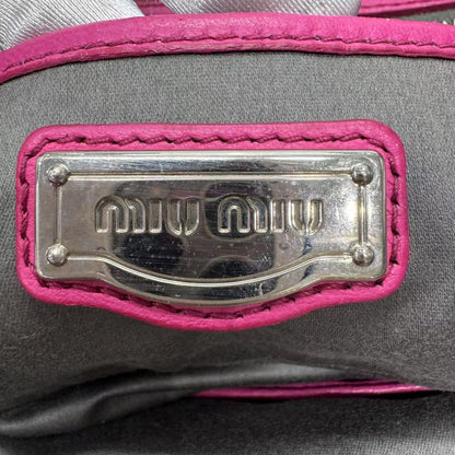 ミュウミュウ プリーツショルダーバッグ【中古】