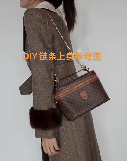 セリーヌ ブラウン モノグラム バッグ【中古】