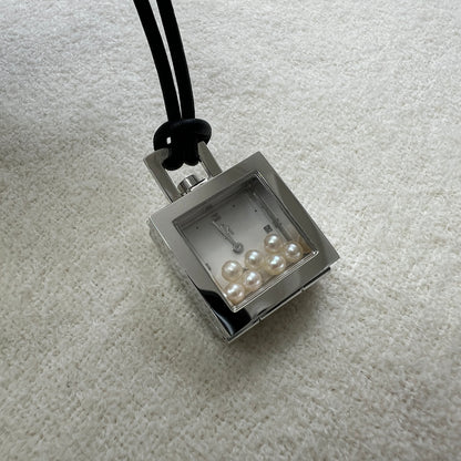 Mikimoto Leather Cord Pocket Watch [Pre-Owned]