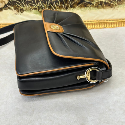 Celine Horse Carriage Gold-Tone Buckle Shoulder & Crossbody Bag [Pre-Owned]