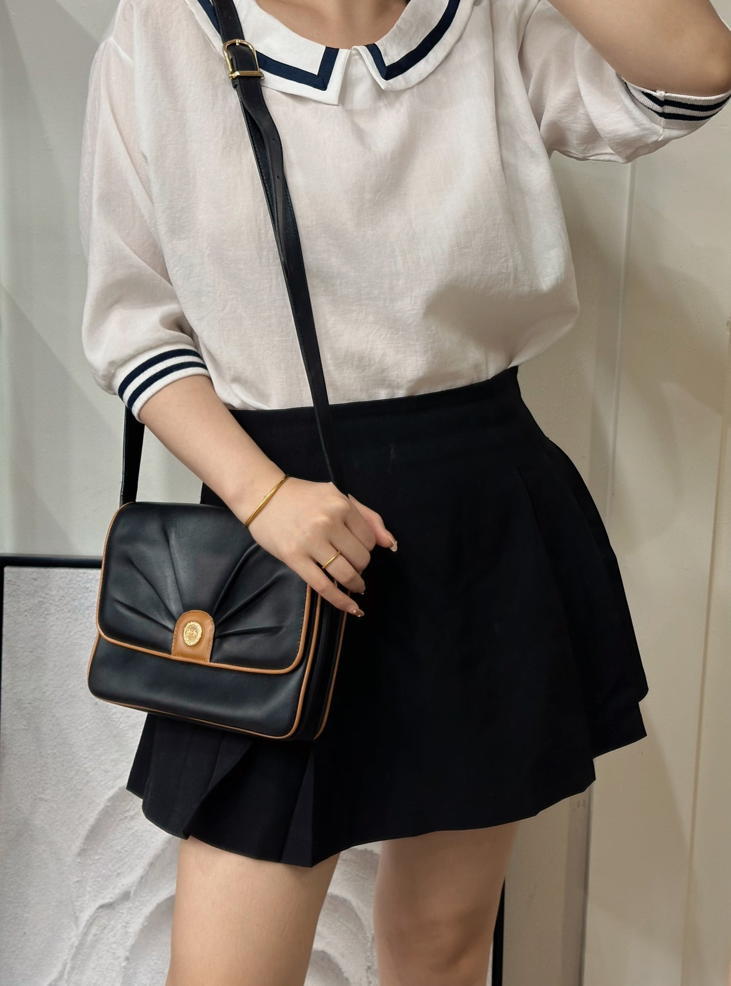 Celine Horse Carriage Gold-Tone Buckle Shoulder & Crossbody Bag [Pre-Owned]