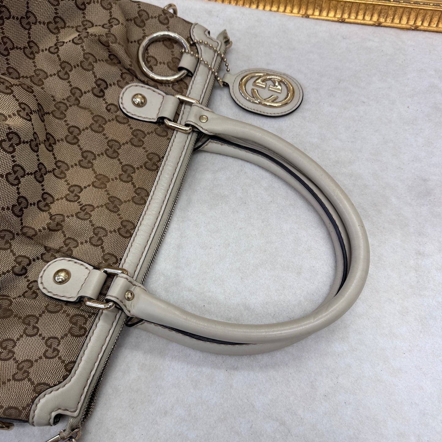 Gucci Monogram Tote Bag [Pre-Owned]