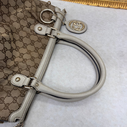 Gucci Monogram Tote Bag [Pre-Owned]