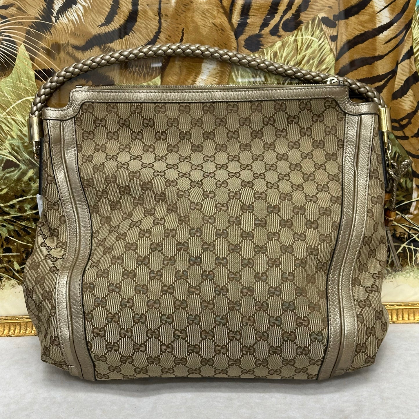 Gucci Monogram Tote Bag [Pre-Owned]