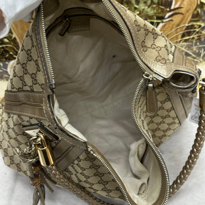 Gucci Monogram Tote Bag [Pre-Owned]