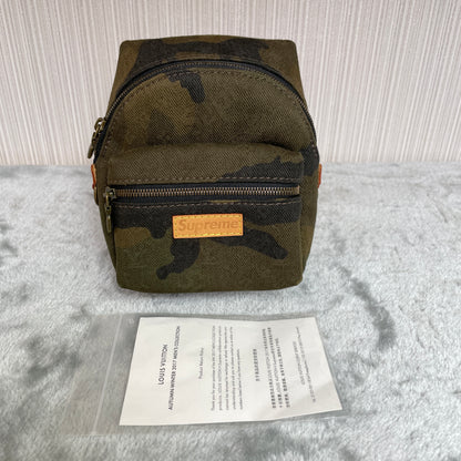 Louis Vuitton & Supreme Collaboration Mini Camouflage Bag [Pre-Owned]