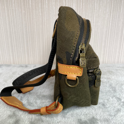 Louis Vuitton & Supreme Collaboration Mini Camouflage Bag [Pre-Owned]