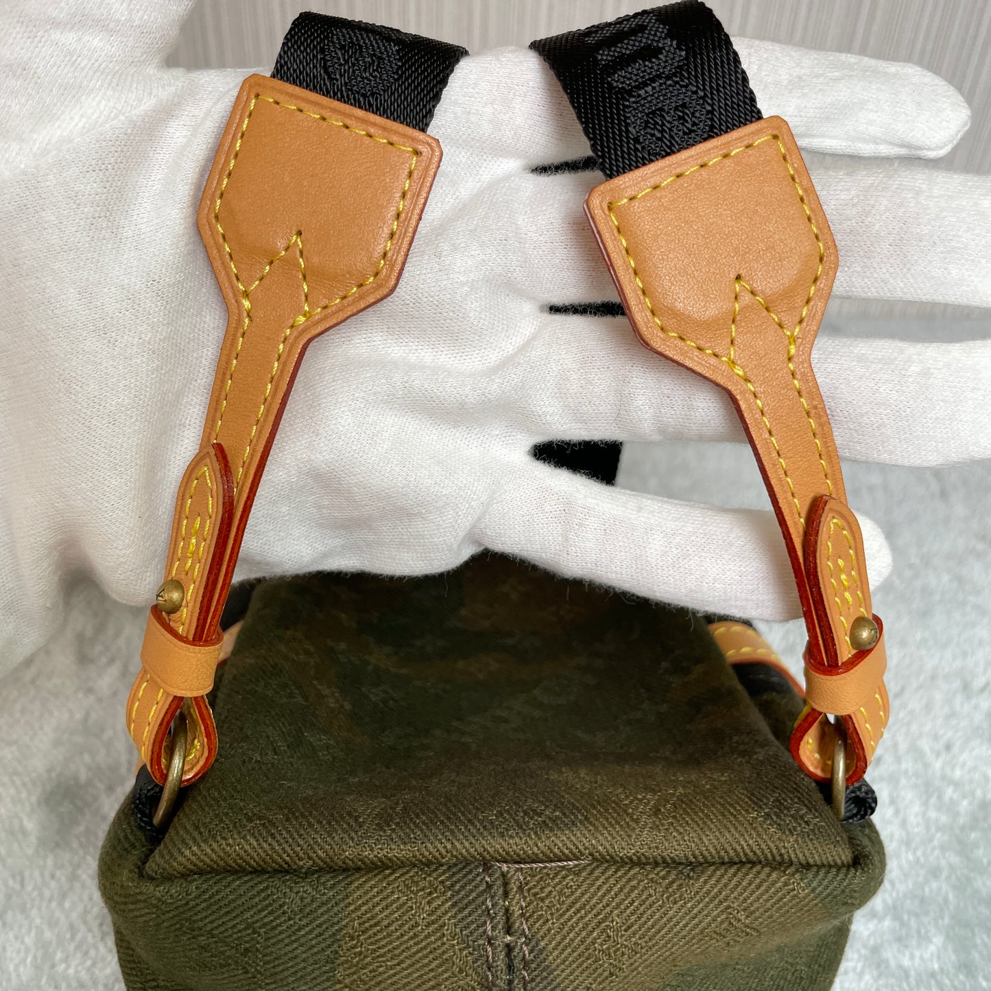 Louis Vuitton & Supreme Collaboration Mini Camouflage Bag [Pre-Owned]