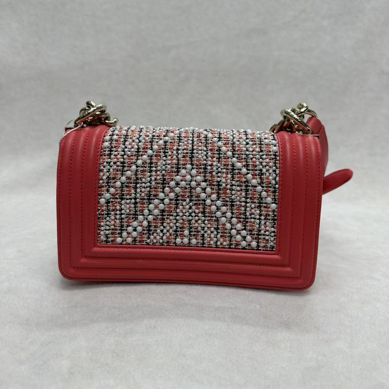 Chanel Tweed Le Boy Bag [Pre-Owned]