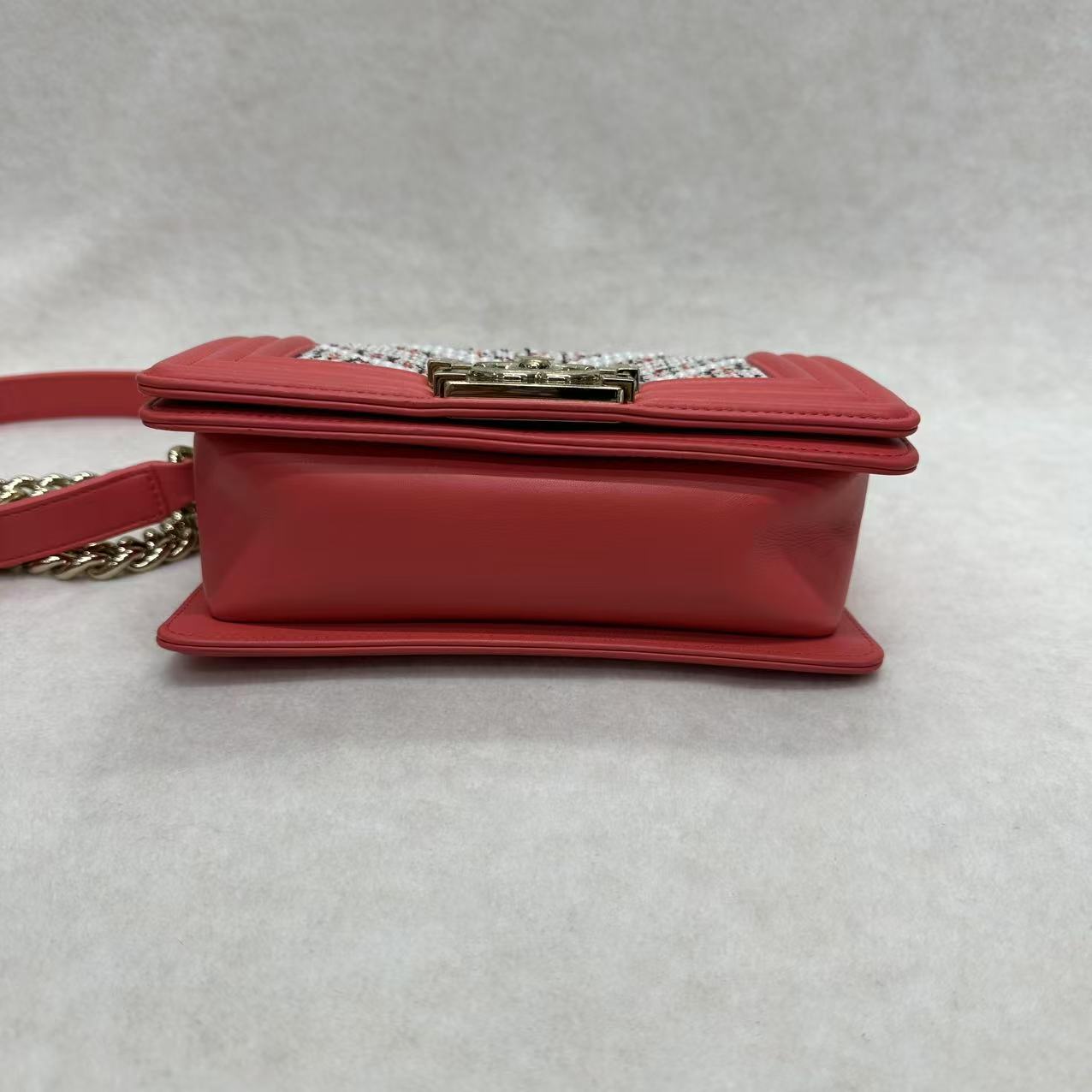 Chanel Tweed Le Boy Bag [Pre-Owned]