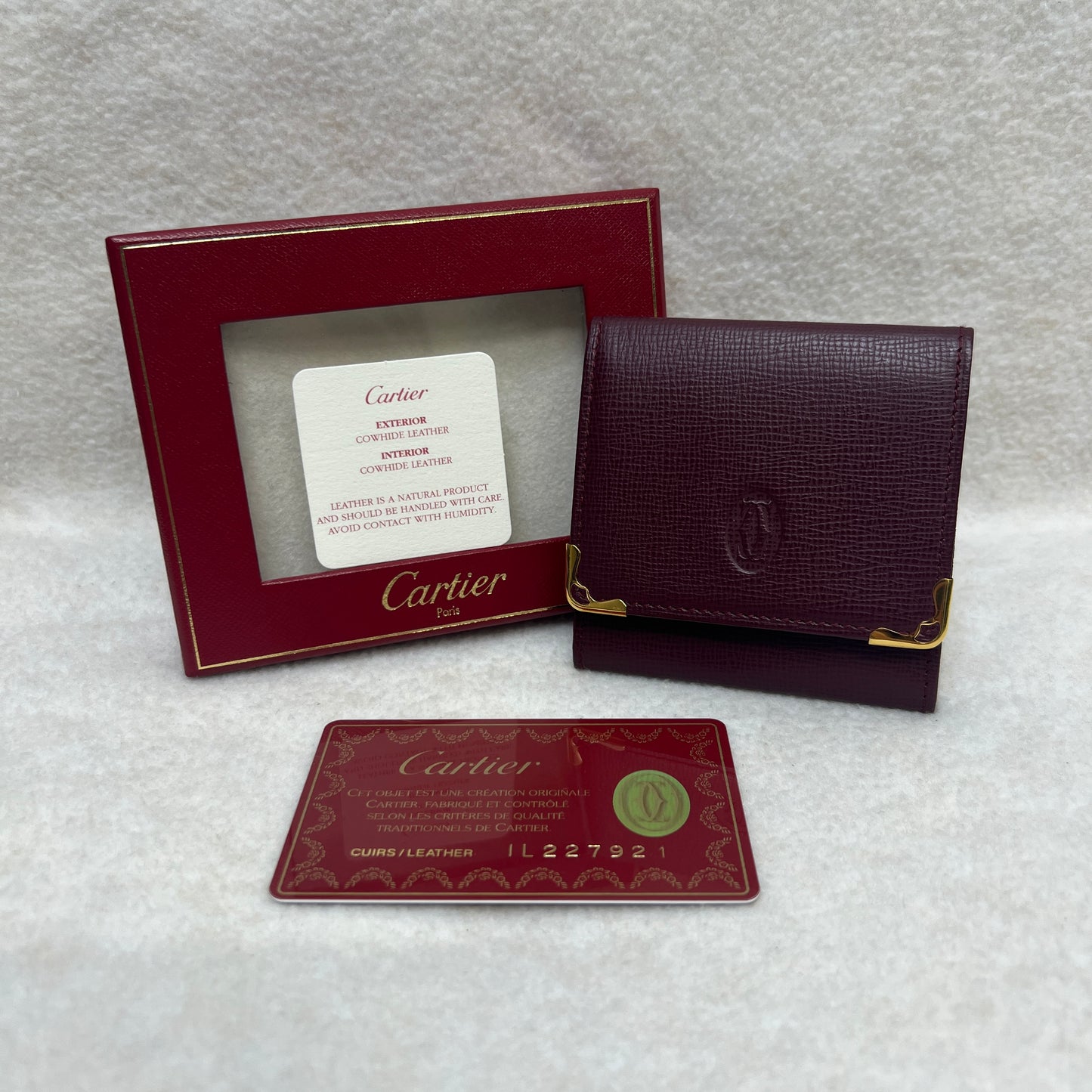 Cartier Small Leather Coin Purse [Pre-Owned]