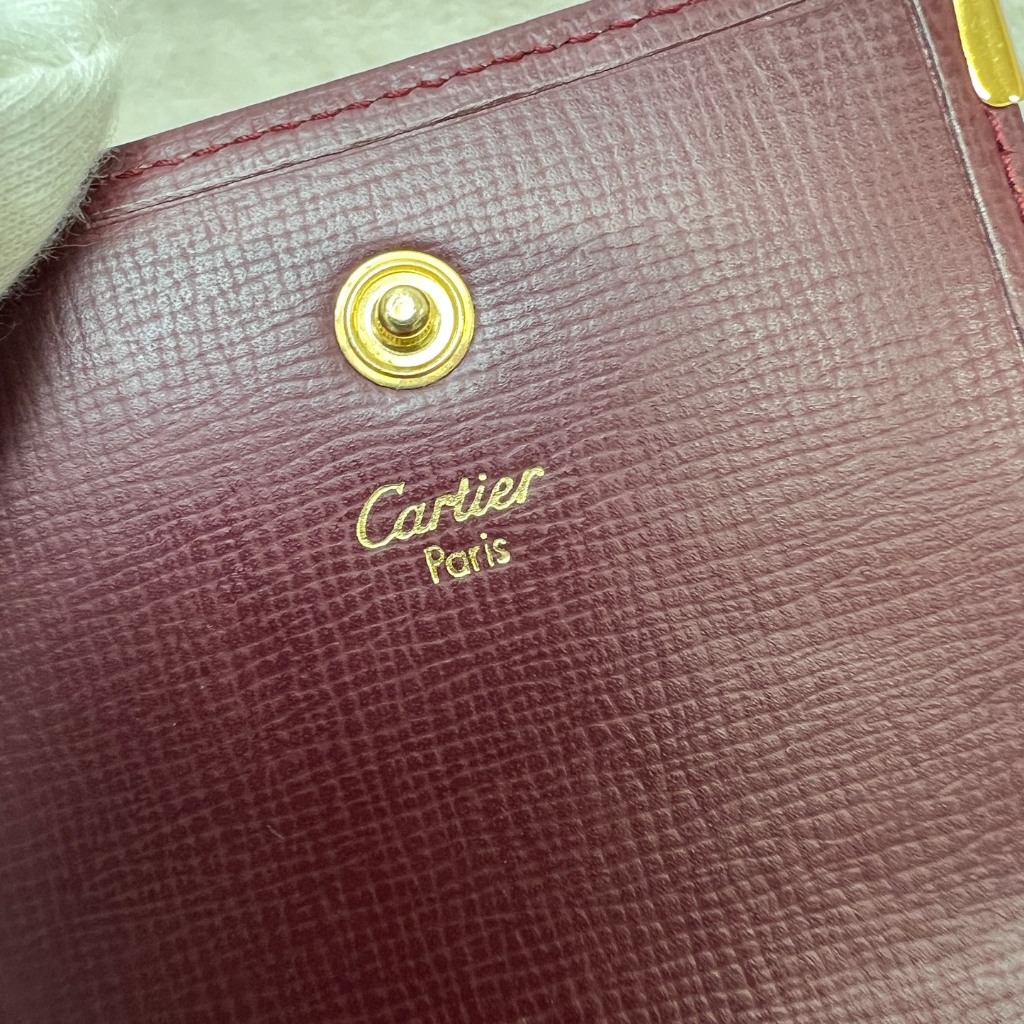 Cartier Small Leather Coin Purse [Pre-Owned]