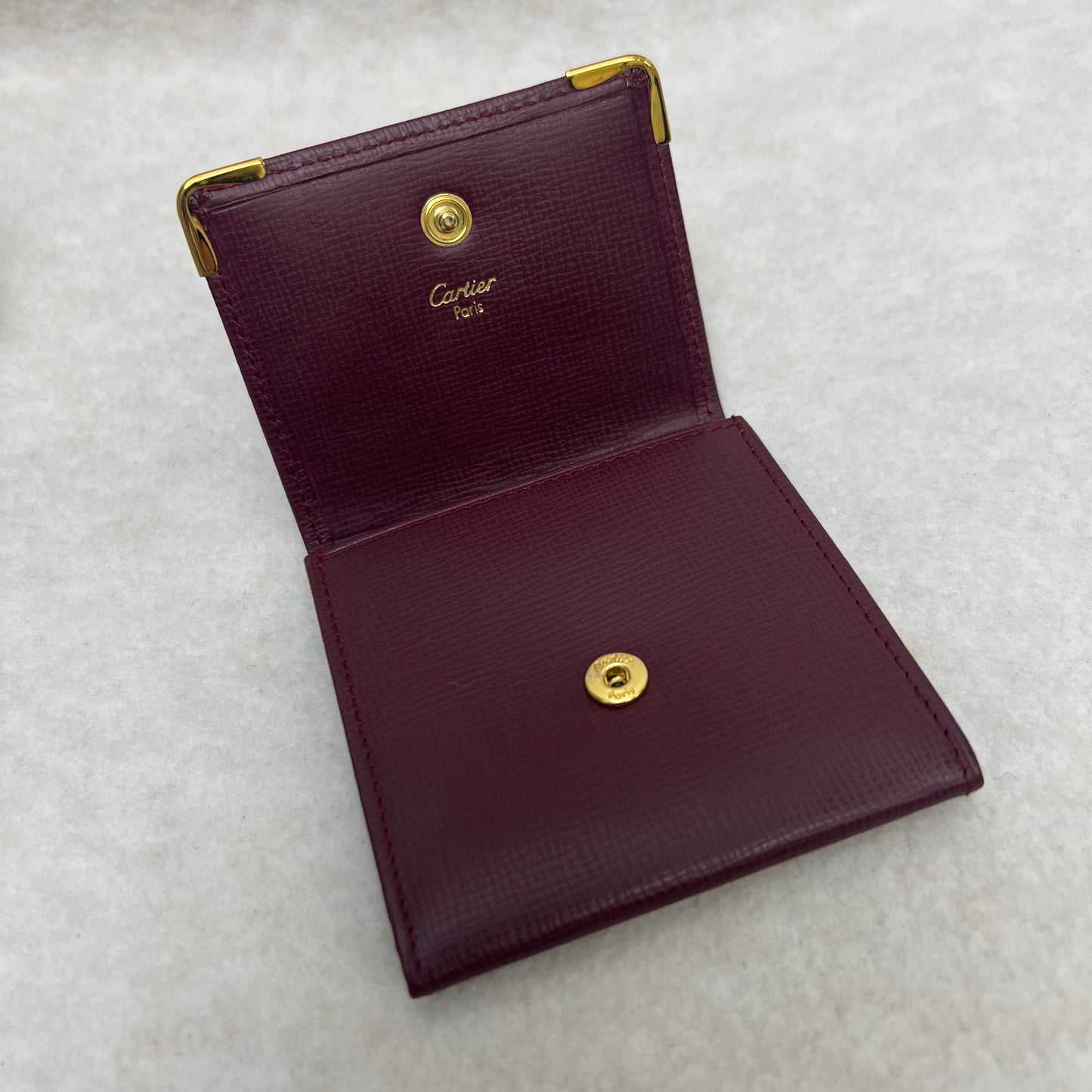 Cartier Small Leather Coin Purse [Pre-Owned]