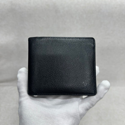 Louis Vuitton Black Leather Wallet [Pre-Owned]