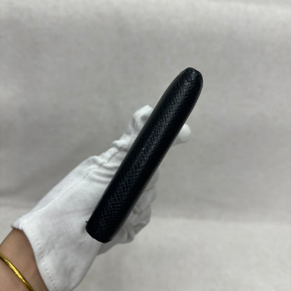 Louis Vuitton Black Leather Wallet [Pre-Owned]