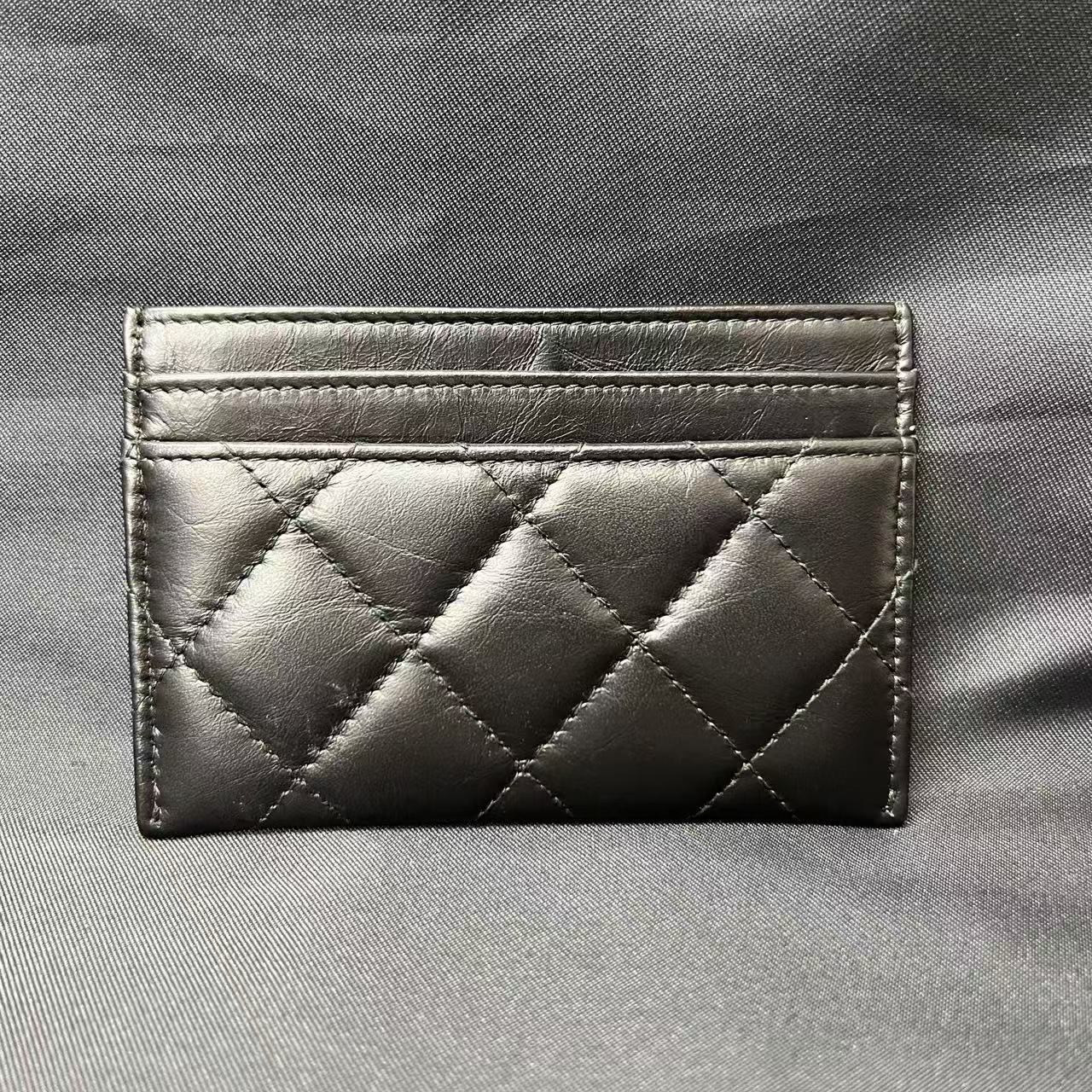 CHANEL 2017年限定 2.55 カードホルダー【中古】 