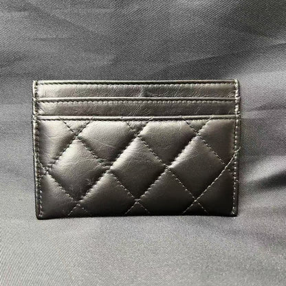 CHANEL 2017年限定 2.55 カードホルダー【中古】 
