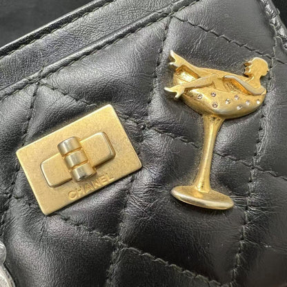 CHANEL 2017年限定 2.55 カードホルダー【中古】 