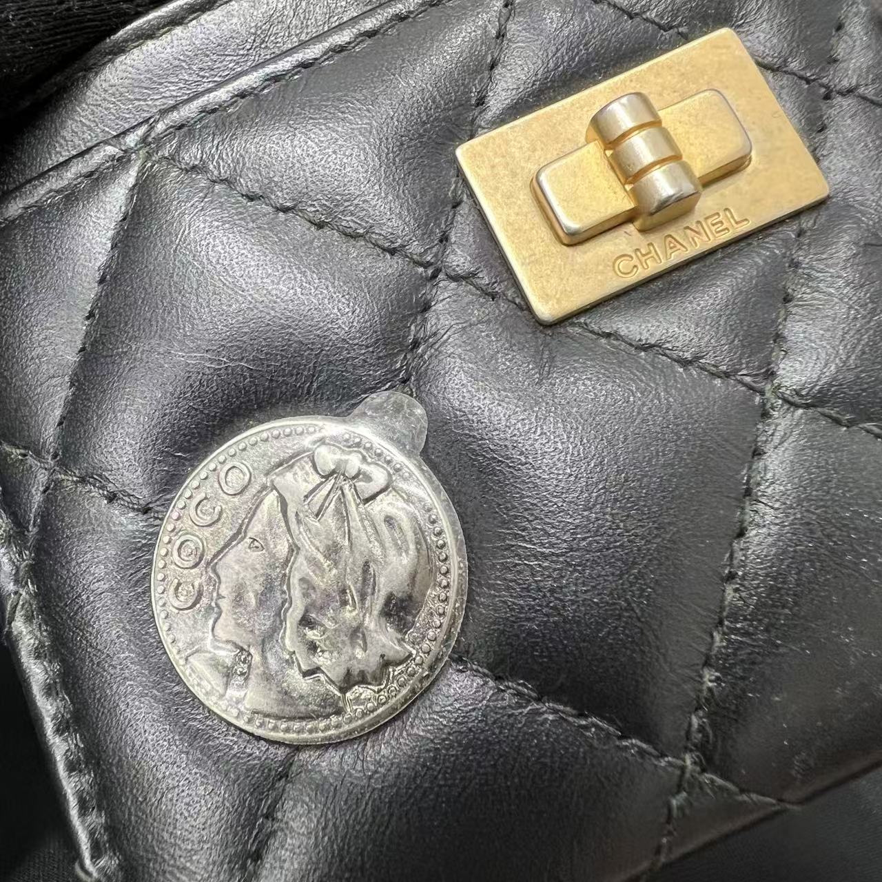 CHANEL 2017年限定 2.55 カードホルダー【中古】 