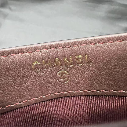 CHANEL 2017年限定 2.55 カードホルダー【中古】 