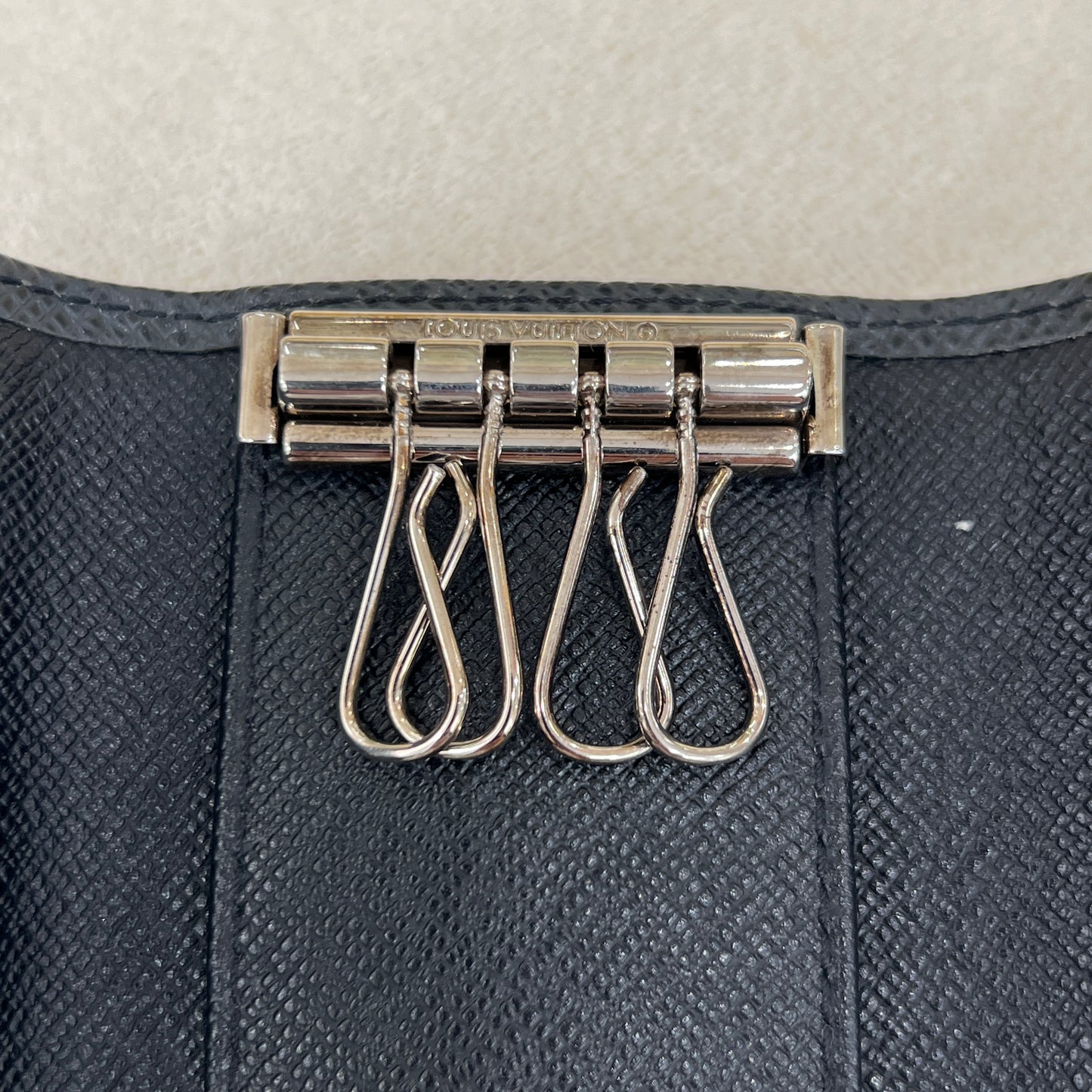 Louis Vuitton Leather Key Pouch [Pre-Owned]