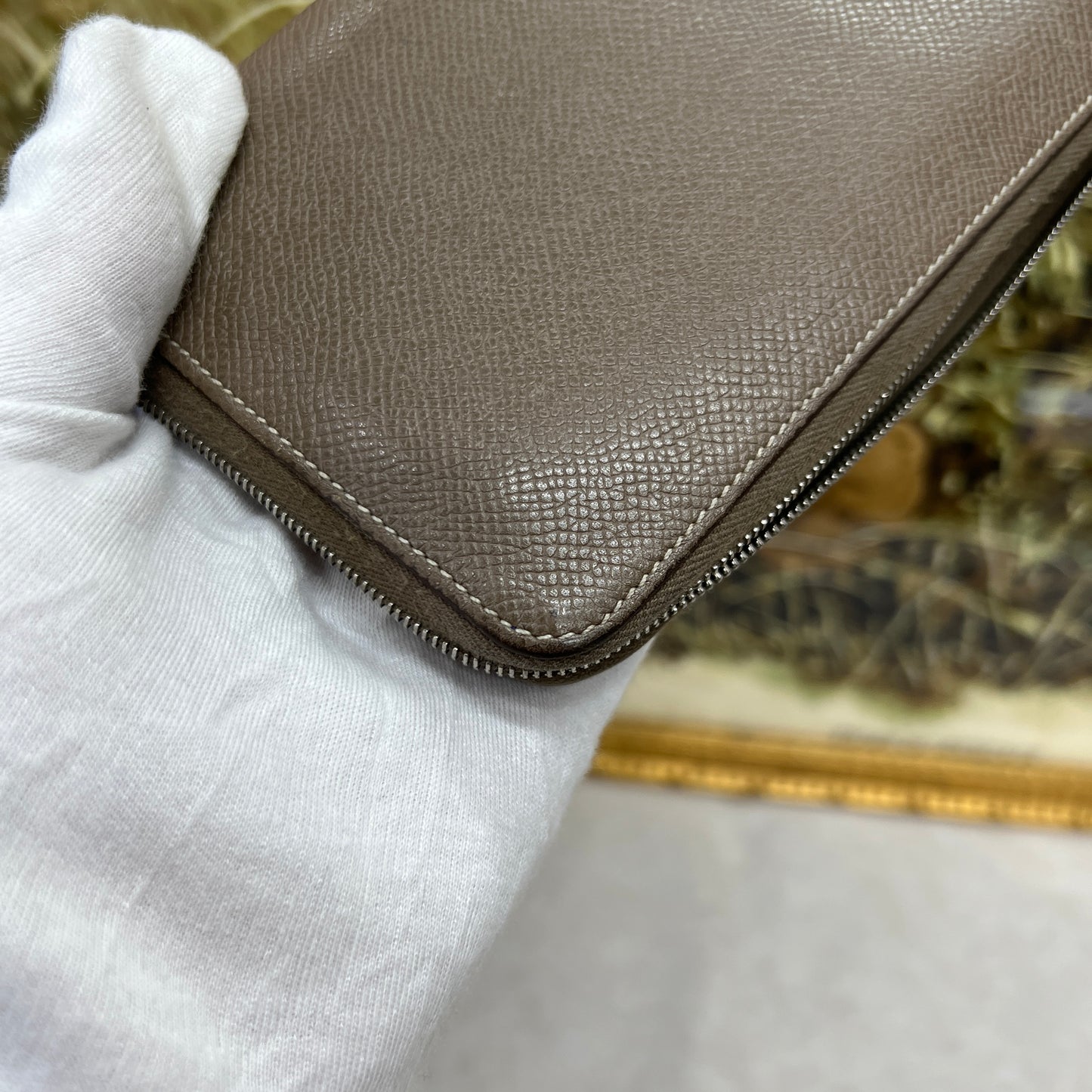 Hermès Silk’in Long Wallet [Pre-Owned]