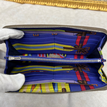 Hermès Silk’in Long Wallet [Pre-Owned]
