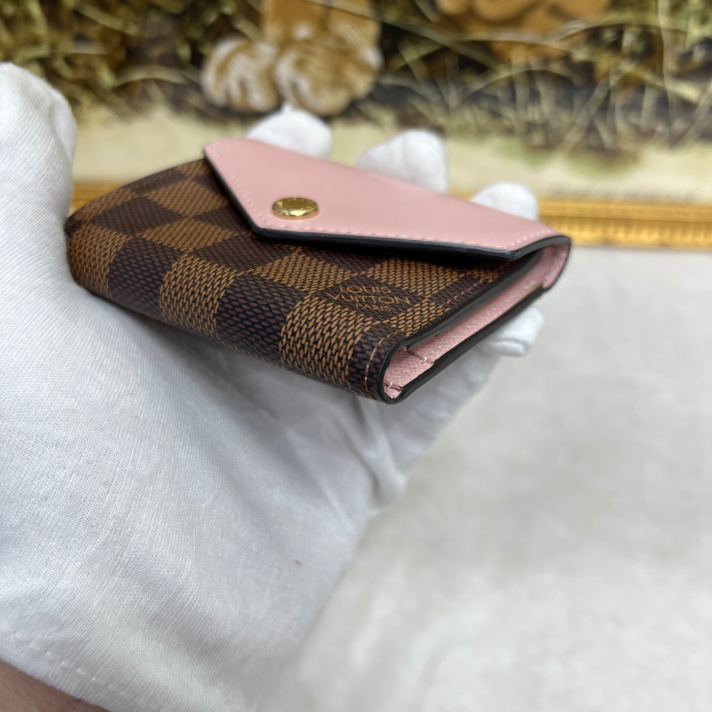 路易威登经典 Damier 迷你钱包 [二手] 