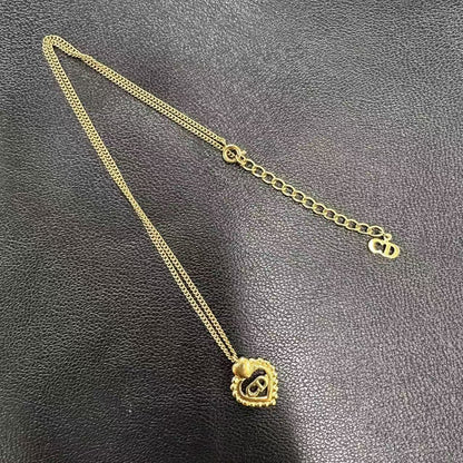 Dior CD Heart Necklace [Pre-Owned]