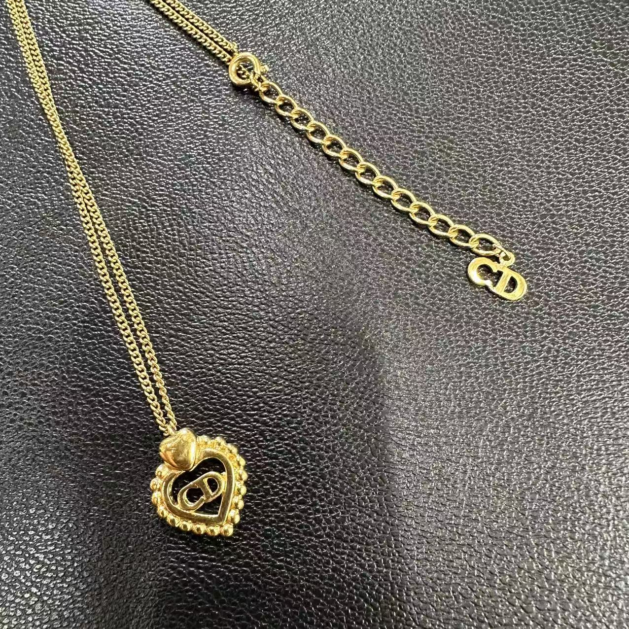 Dior CD Heart Necklace [Pre-Owned]