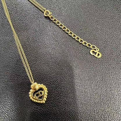 Dior CD Heart Necklace [Pre-Owned]