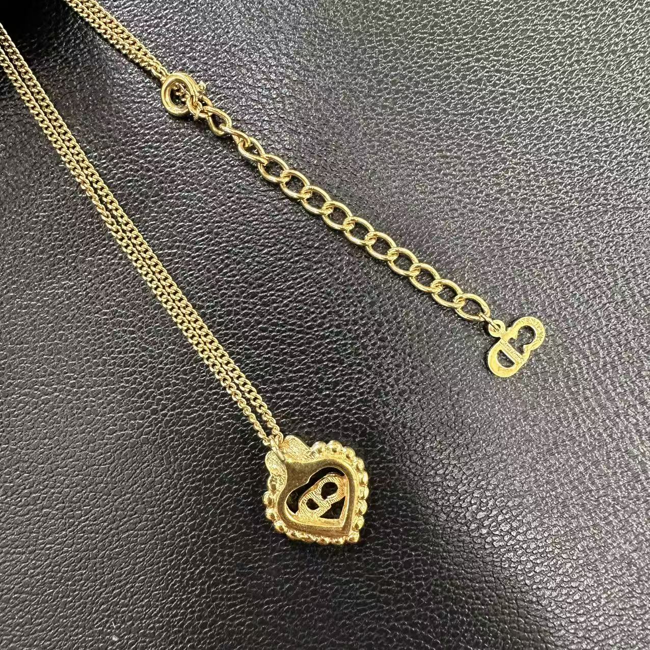 Dior CD Heart Necklace [Pre-Owned]