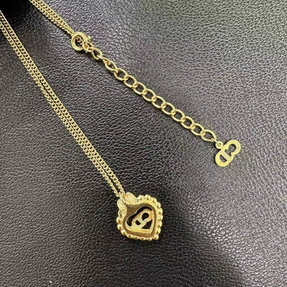 Dior CD Heart Necklace [Pre-Owned]