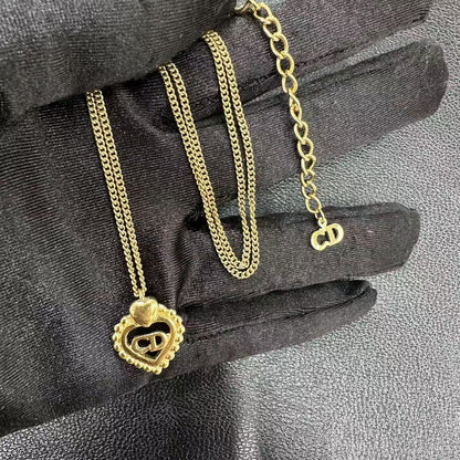 Dior CD Heart Necklace [Pre-Owned]