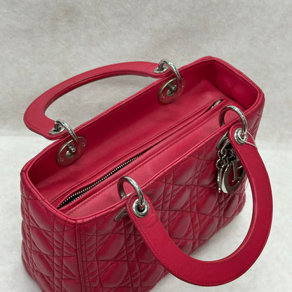 Dior Lady Dior with Silver Hardware [Pre-Owned]