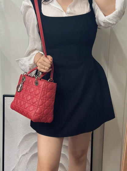 Dior Lady Dior with Silver Hardware [Pre-Owned]