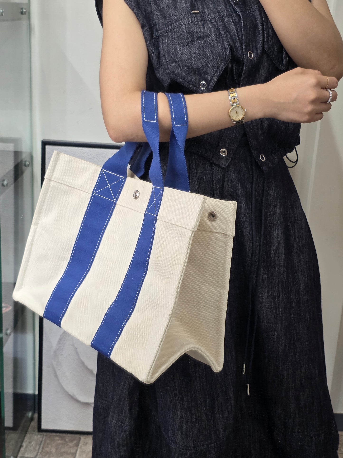 Hermès Canvas Tote Bag [Pre-Owned]