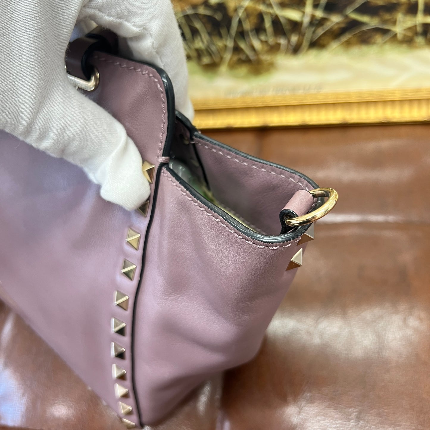Valentino Garavani Rockstud Tote Bag 2Way [Pre-Owned]