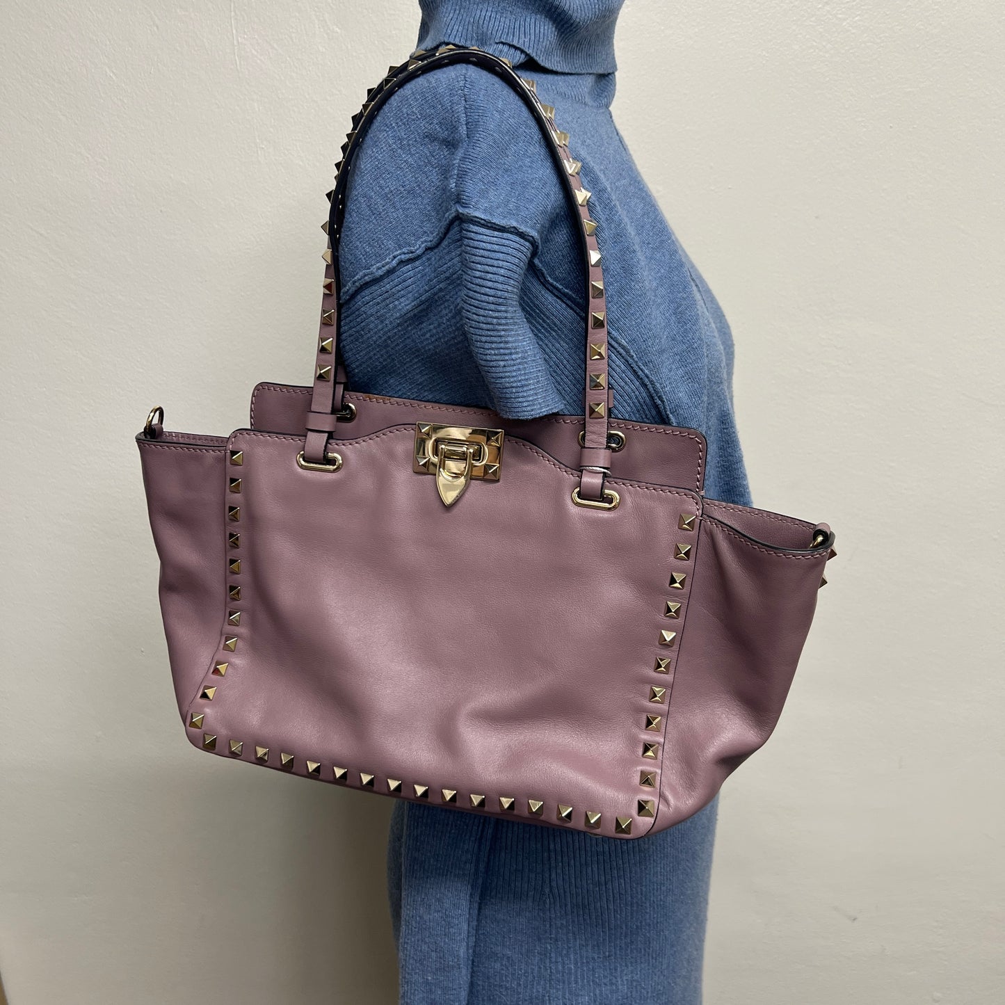 Valentino Garavani Rockstud Tote Bag 2Way [Pre-Owned]