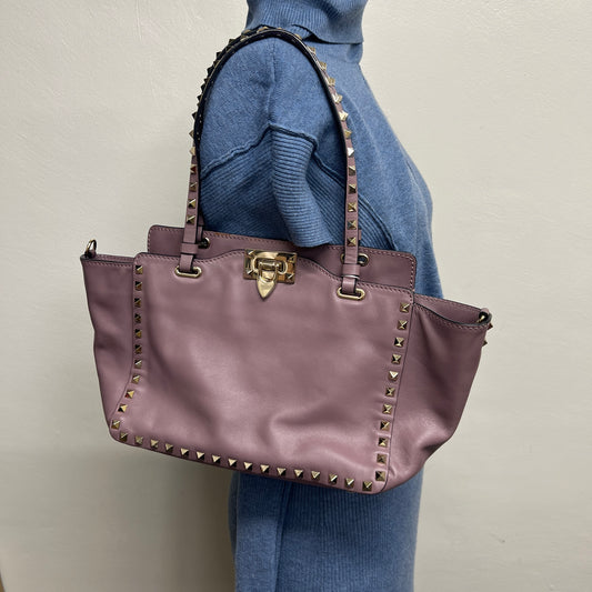 Valentino Garavani Rockstud Tote Bag 2Way [Pre-Owned]
